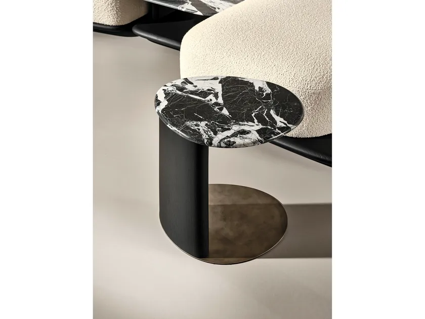 Round Marble Side Table DROP By NATURE DESIGN Elegance Meets