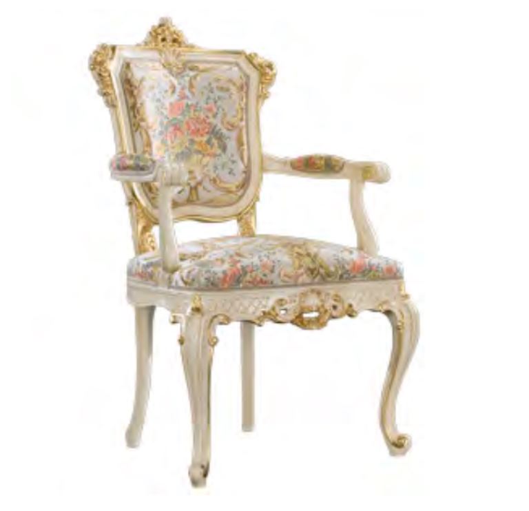 Elegante Sedia Imbottita 268 Di Fratelli Radice