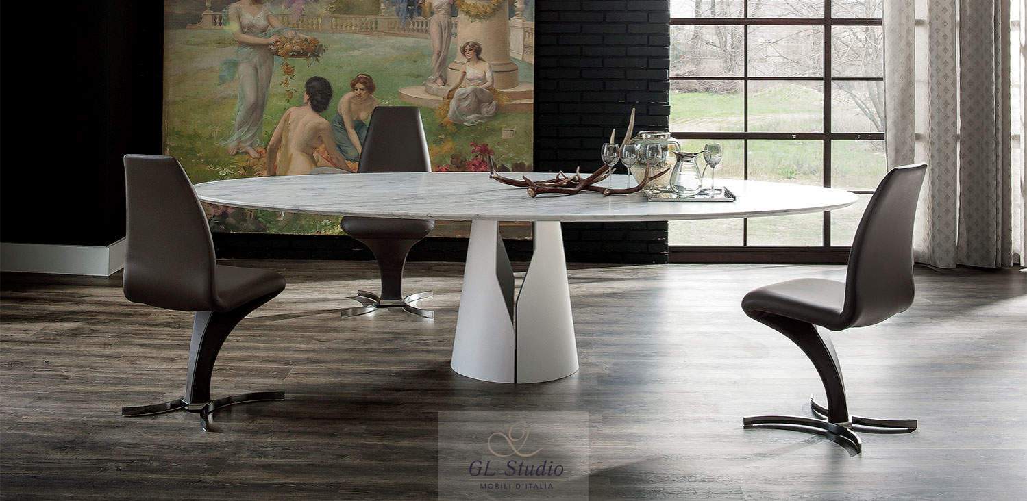 Cattelan Tavolo Vetro E Marmo Tavolo Cattelan Italia Sedia