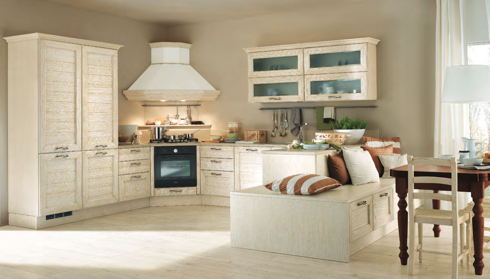 Acquista Cucina in Frassino con Maniglie CLAUDIA di CUCINE LUBE