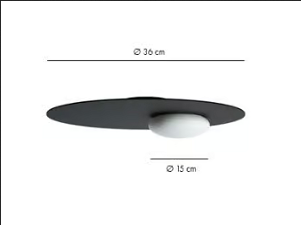 Lampada da soffitto in alluminio LED KWIC AXOLIGHT PL KWIC 36 XXX, PL KWIC 48 XXX fabbrica Axolight dall'Italia. Foto №9