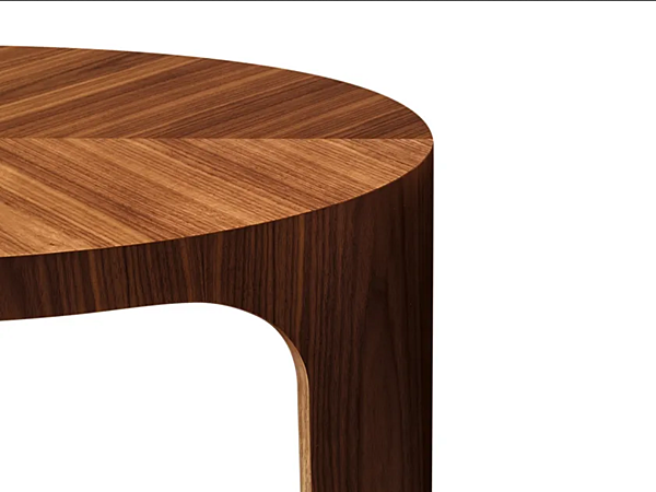 Tavolino da caffè ovale in legno GIORGETTI collezione Ling fabbrica GIORGETTI dall'Italia. Foto №3