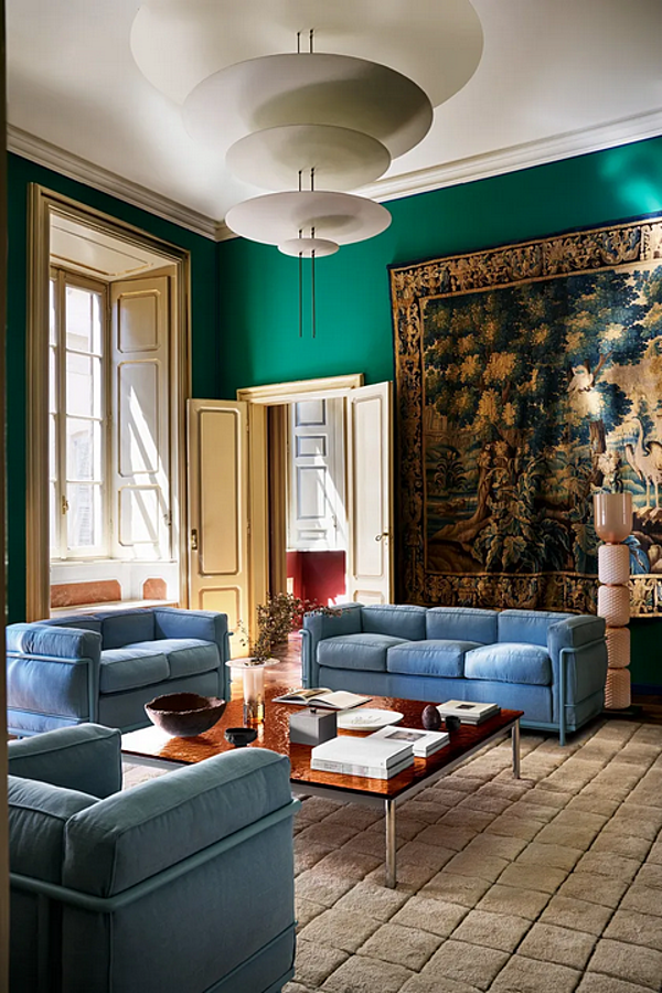 Tavolino da caffè quadrato in vetro e acciaio CASSINA collezione 10 010 fabbrica CASSINA dall'Italia. Foto №7