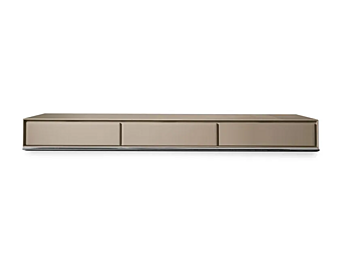 Mobile TV in pelle con cassetti Slick i 4 Mariani