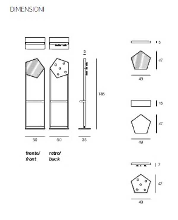 Specchio PACINI & CAPPELLINI 5502 fabbrica PACINI & CAPPELLINI dall'Italia. Foto №3