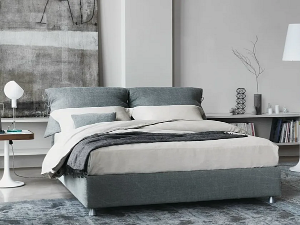 Letto matrimoniale con copertura removibile Nathalie Flou fabbrica Flou dall'Italia. Foto №14