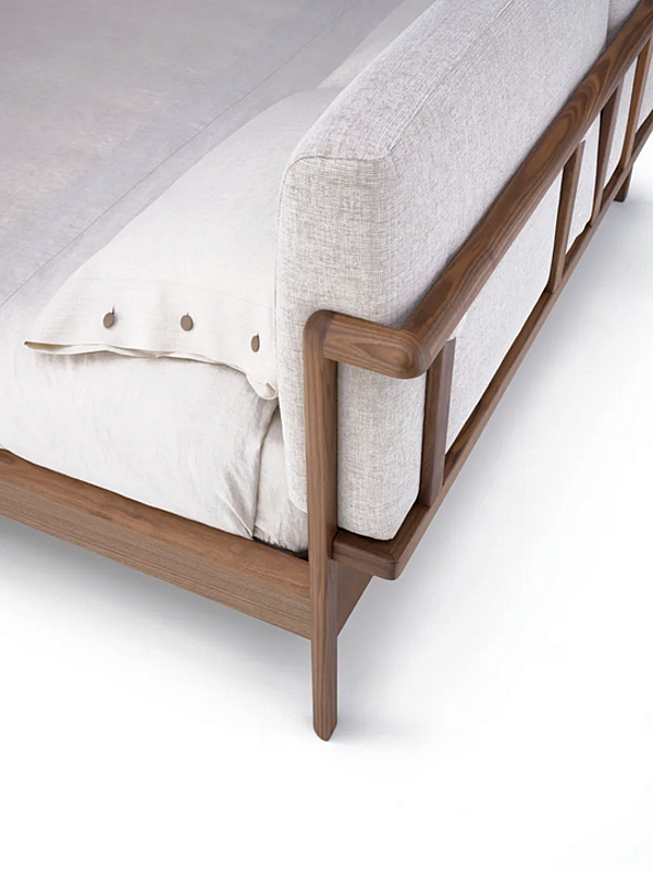 Letto con testiera imbottita Leonardo ARTE BROTTO L929/160, L929/180 fabbrica Arte Brotto dall'Italia. Foto №4