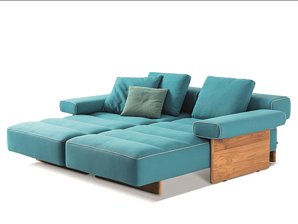Divano da giardino modulare in tessuto con chaise longue Sail Out CASSINA fabbrica CASSINA dall'Italia. Foto №1