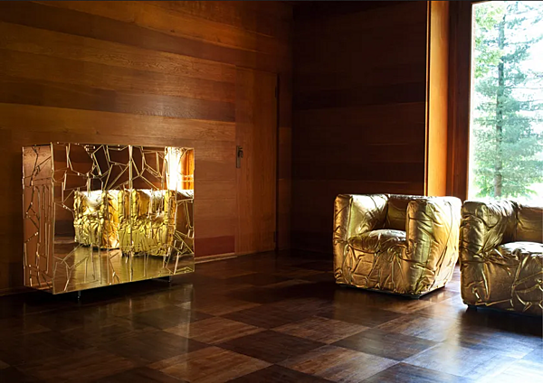 Credenza in vetro con ante Edra Scrigno fabbrica EDRA dall'Italia. Foto №11