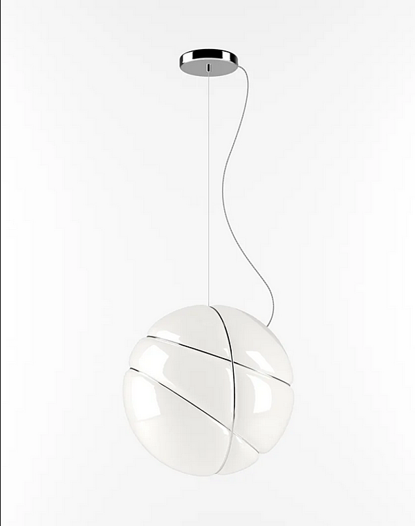 Lampada a sospensione in vetro soffiato Armilla Fabbian fabbrica Fabbian dall'Italia. Foto №2