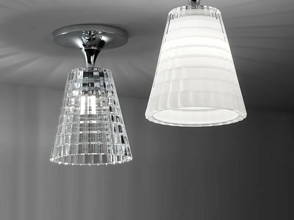 Lampada da soffitto in cristallo Fabbian Flow fabbrica Fabbian dall'Italia. Foto №1