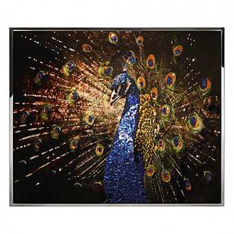 Murale, pittura Visionnaire (Ipe CAVALLI) PAVONE fabbrica VISIONNAIRE (IPE CAVALLI) dall'Italia