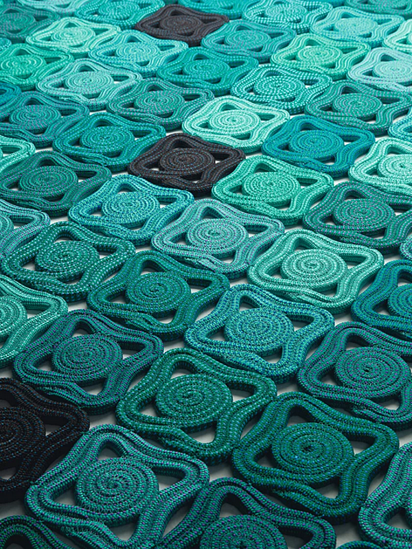 Tappeto geometrico fatto a mano Bisanzio PAOLA LENTI fabbrica PAOLA LENTI dall'Italia. Foto №2