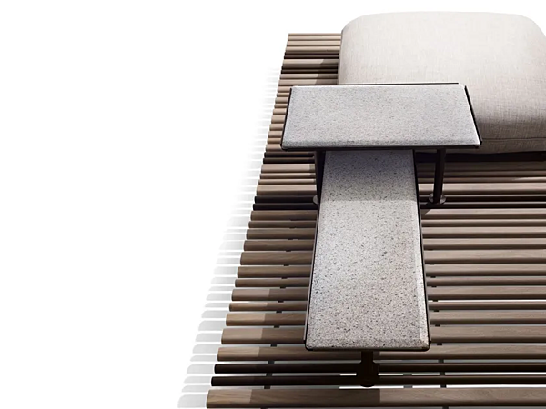 Divano angolare modulare da giardino in tessuto Apsara GIORGETTI fabbrica GIORGETTI dall'Italia. Foto №3