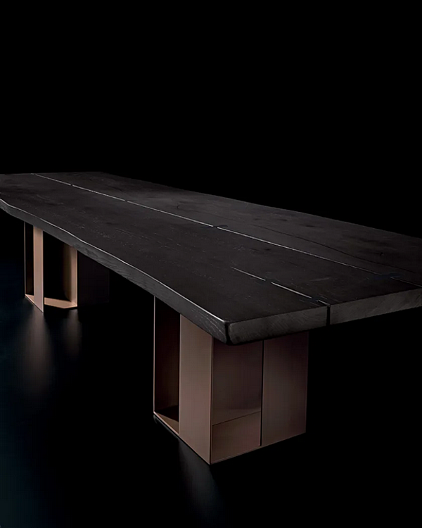 Tavolo rettangolare in legno massello Vero Cubica ARTE BROTTO L620, CUBICA fabbrica Arte Brotto dall'Italia. Foto №4