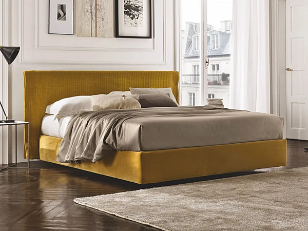Letto matrimoniale con testata imbottita Visconti Duomo Design fabbrica Duomo Design dall'Italia. Foto №1