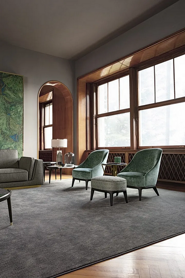 Poltrona imbottita con gambe in legno Sally OPERA CONTEMPORARY 49037 fabbrica OPERA CONTEMPORARY dall'Italia. Foto №2