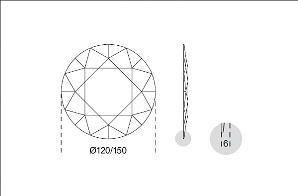 Specchio rotondo da parete Dream in vetro Gallotti&Radice fabbrica Gallotti & Radice dall'Italia. Foto №3