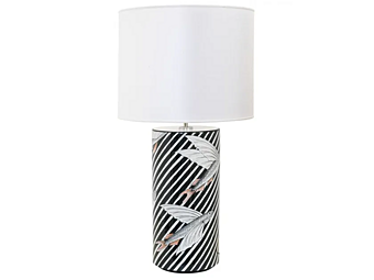Lampada da tavolo in ceramica artigianale pesce volante L_Antica Deruta FF/01