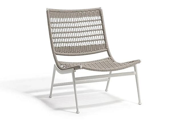 Poltrona easy chair in corda da giardino Solaria Poltrona Frau fabbrica POLTRONA FRAU dall'Italia. Foto №1