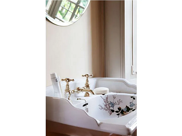 Lavabo in porcellana su piedistallo Gentry Home Victorian Garden fabbrica Gentry Home dall'Italia. Foto №3