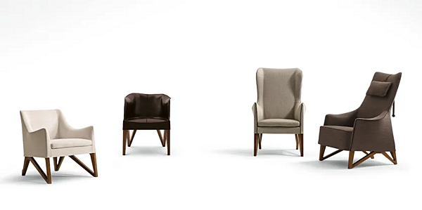 Poltrona in pelle Mobius GIORGETTI fabbrica GIORGETTI dall'Italia. Foto №3