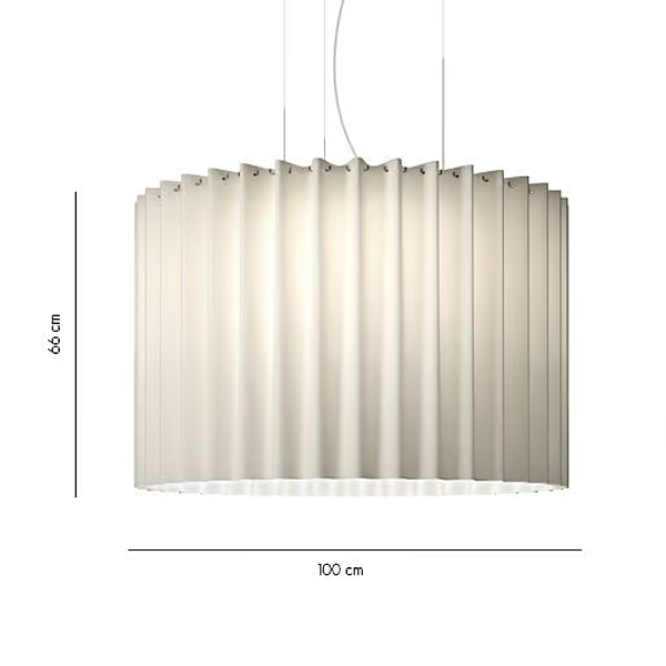 Lampada a sospensione in Trevira CS fluorescente AXOLIGHT Skirt fabbrica Axolight dall'Italia. Foto №7