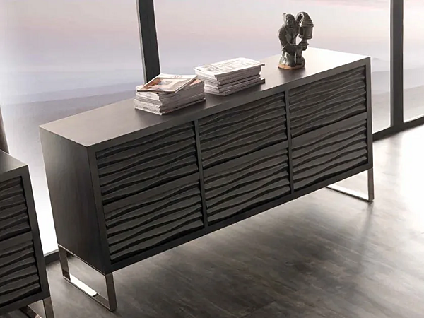 Credenza in ferro ebon CORTEZARI 790 fabbrica CORTE ZARI dall'Italia. Foto №1