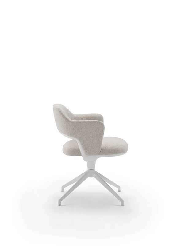 Poltrona girevole in tessuto con base a 4 razze FLEXFORM ALMA 29812 fabbrica FLEXFORM dall'Italia. Foto №3