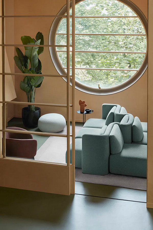 Divano modulare in tessuto Saba collezione Gala fabbrica SABA dall'Italia. Foto №7