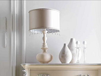 Lampada da tavolo con cristalli Swarovski Sofia Roll CORTEZARI
