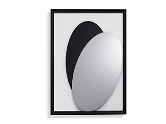 Specchio rettangolare con cornice a parete CASSINA Deadline Memory of a Lost Oval 08312