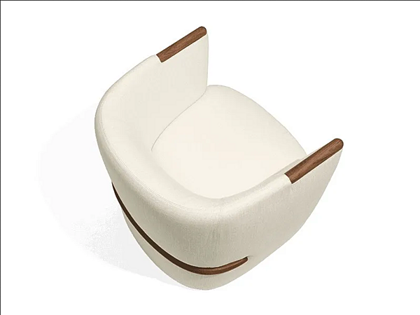 Poltrona con braccioli in tessuto GIORGETTI Opus fabbrica GIORGETTI dall'Italia. Foto №3