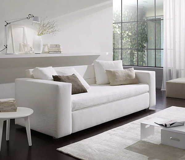 Divano letto in tessuto a 2 posti con fodera removibile Harmony Duomo Design fabbrica Duomo Design dall'Italia. Foto №2
