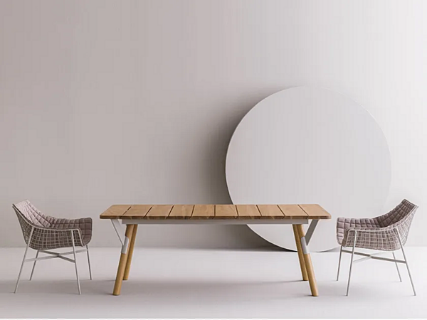 Tavolo da giardino in teak Link VARASCHIN fabbrica VARASCHIN dall'Italia. Foto №9