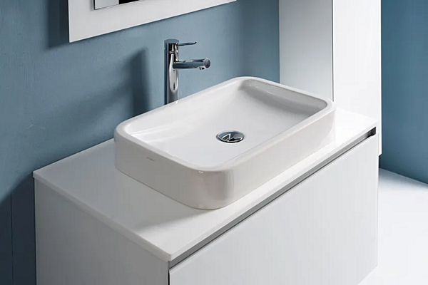 Unità lavabo in cristallo con cassetti ARTELINEA DOMINO fabbrica ARTELINEA dall'Italia. Foto №7