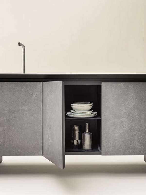 Cucina da esterno in alluminio e ceramica con barbecue VARASCHIN fabbrica VARASCHIN dall'Italia. Foto №15