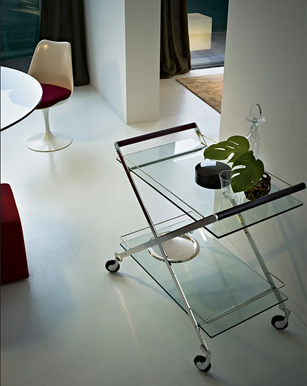 Carrello da cucina in vetro Gallotti&Radice Mister fabbrica Gallotti & Radice dall'Italia. Foto №2