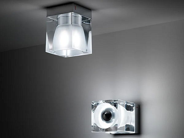 Spotlight da soffitto in cristallo Cubetto Fabbian fabbrica Fabbian dall'Italia. Foto №3