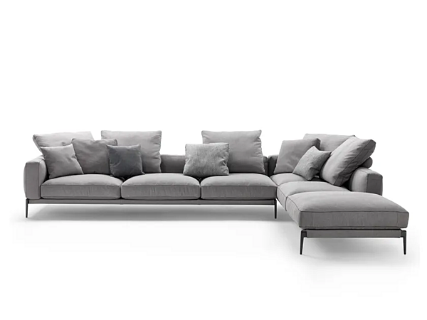 Divano angolare in tessuto con copertura removibile FLEXFORM ROMEO fabbrica FLEXFORM dall'Italia. Foto №9