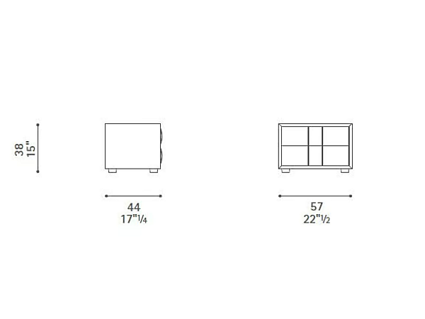 Comodino in legno Obi POLTRONA FRAU fabbrica POLTRONA FRAU dall'Italia. Foto №7