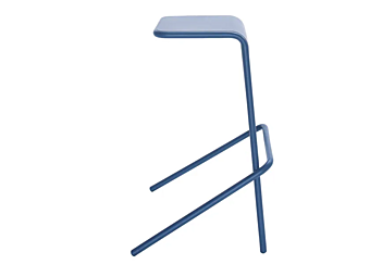 Sgabello impilabile in metallo verniciato Cappellini Alodia fabbrica Cappellini dall'Italia