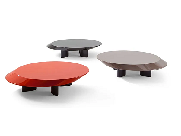 Tavolino da caffè rotondo in MDF bassa collezione Accordо CASSINA 520 01-13 fabbrica CASSINA dall'Italia. Foto №1