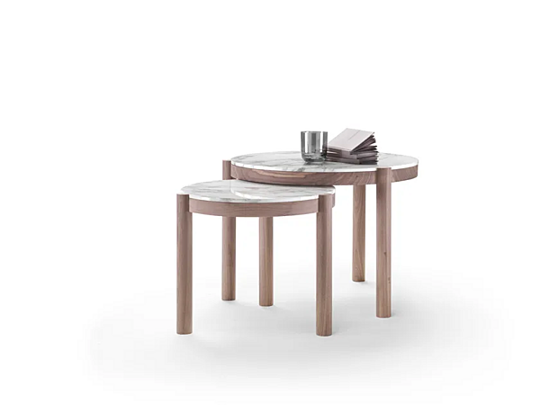 Tavolino da caffè rotondo in marmo FLEXFORM Gustav fabbrica FLEXFORM dall'Italia. Foto №6
