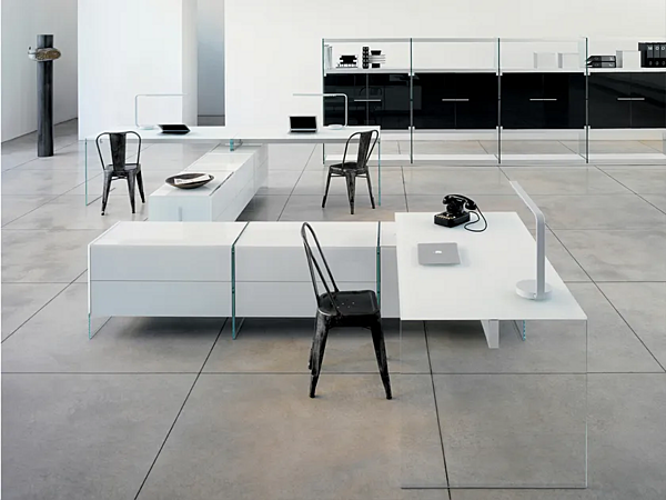 Credenza in cristallo per ufficio Gallotti&Radice collezione Air fabbrica Gallotti & Radice dall'Italia. Foto №5