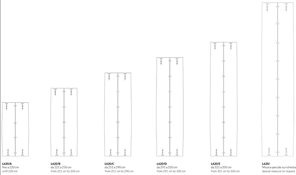 Tavolo rettangolare in legno massello Vero Minimal ARTE BROTTO L620, MINIMAL fabbrica Arte Brotto dall'Italia. Foto №4