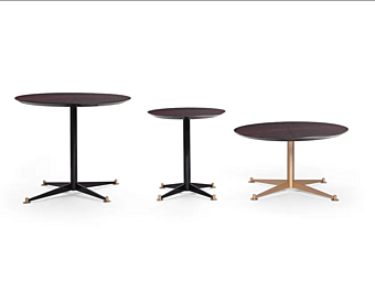 Tavolino da caffè rotondo in legno Filippo DOM Edizioni fabbrica DOM Edizioni dall'Italia