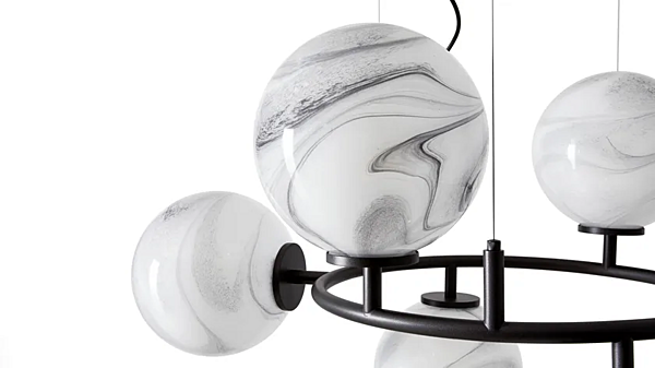 Lampada a sospensione in vetro soffiato LED Constellation CASSINA fabbrica CASSINA dall'Italia. Foto №4