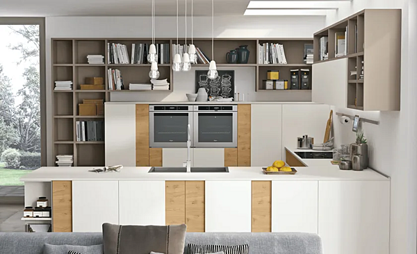 Cucina su misura in legno LUBE CUCINE Creativa 1 fabbrica LUBE CUCINE dall'Italia. Foto №2