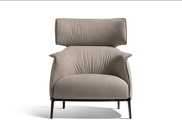 Poltrona in tessuto con poggiatesta e braccioli Archibald Poltrona Frau fabbrica POLTRONA FRAU dall'Italia. Foto №1